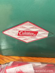 MaxSold Auction: Coleman Vintage Green Metal Cooler, Canadian Flags A - Hamilton (Ontario, Canada) Moving Online Auction - Sunning Hill Avenue