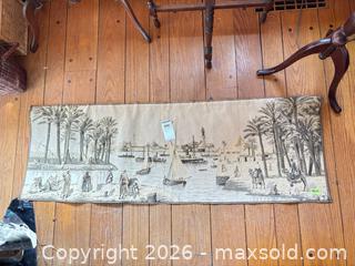 MaxSold Auction: Mid-Century Boho Woven Tapestry Runner & Small Hanging A - Hamilton (Ontario, Canada) Moving Online Auction - Sunning Hill Avenue