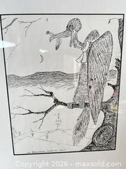 MaxSold Auction: Original Ink Drawing by J. L. Vankin A - Hamilton (Ontario, Canada) Moving Online Auction - Sunning Hill Avenue