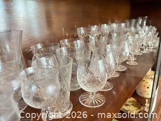 MaxSold Auction: Stemware, Barware, Salt & Peppers: Glass, Crystal B - Hamilton (Ontario, Canada) Moving Online Auction - Sunning Hill Avenue