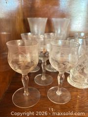 MaxSold Auction: Stemware, Barware, Salt & Peppers: Glass, Crystal B - Hamilton (Ontario, Canada) Moving Online Auction - Sunning Hill Avenue