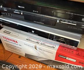 MaxSold Auction: Toshiba DVD Recorder/VCR Combo B - Hamilton (Ontario, Canada) Moving Online Auction - Sunning Hill Avenue