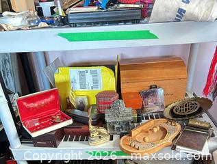 MaxSold Auction: Vintage Collectibles: Costume Jewellery, Desk items, Novelty Decanters and More C - Hamilton (Ontario, Canada) Moving Online Auction - Sunning Hill Avenue