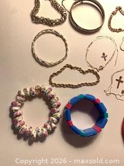 MaxSold Auction: Sterling and gold bracelets plus 4 fun ones - Tay Valley (Ontario, Canada) SELLER MANAGED Downsizing Online Auction - Clarchris Road