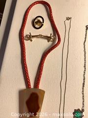 MaxSold Auction: Vintage jewelry, vendiome 17 jewels watch, silver locket, pearls, vintage bolo tie +++ - Tay Valley (Ontario, Canada) SELLER MANAGED Downsizing Online Auction - Clarchris Road