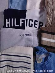 MaxSold Auction: 20-Piece Clothing Bundle – Sweaters, Jackets, Dresses & Custom Pieces!  - Toronto (Ontario, Canada) SELLER MANAGED Reseller Online Auction - Esandar Drive (STORAGE)