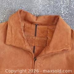 MaxSold Auction: Britches Leather Orange Zip-Up Jacket – Size XL – Excellent Condition - Toronto (Ontario, Canada) SELLER MANAGED Reseller Online Auction - Esandar Drive (STORAGE)
