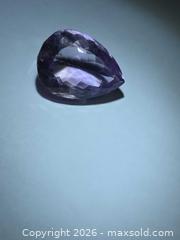 MaxSold Auction: Natural big pear cut Amethyst  - Hamilton (Ontario, Canada) PARTNER MANAGED Reseller Online Auction - Mohawk Road West,