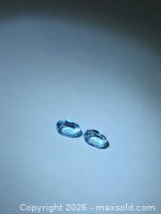 MaxSold Auction: Natural blue Topaz pair  - Hamilton (Ontario, Canada) PARTNER MANAGED Reseller Online Auction - Mohawk Road West,