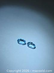 MaxSold Auction: Natural blue Topaz pair  - Hamilton (Ontario, Canada) PARTNER MANAGED Reseller Online Auction - Mohawk Road West,
