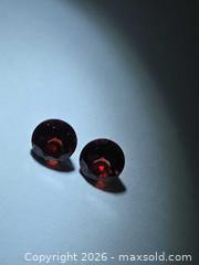 MaxSold Auction: Natural bright cherry red garnet pair - Hamilton (Ontario, Canada) PARTNER MANAGED Reseller Online Auction - Mohawk Road West,