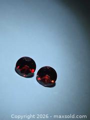 MaxSold Auction: Natural bright cherry red garnet pair - Hamilton (Ontario, Canada) PARTNER MANAGED Reseller Online Auction - Mohawk Road West,
