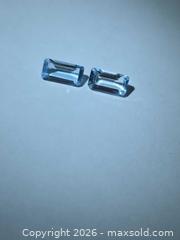 MaxSold Auction: Natural high quality Aquamarine pair  - Hamilton (Ontario, Canada) PARTNER MANAGED Reseller Online Auction - Mohawk Road West,