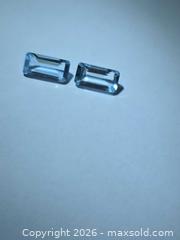 MaxSold Auction: Natural high quality Aquamarine pair  - Hamilton (Ontario, Canada) PARTNER MANAGED Reseller Online Auction - Mohawk Road West,