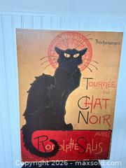 MaxSold Auction: Le Chat Noir giclee poster print - Nanaimo (British Columbia, Canada) SELLER MANAGED Estate Sale Online Auction - Elizabeth Street