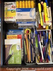MaxSold Auction: Assorted Office Supplies: Sharpies, Index Cards, & More! - San Jose (California, USA) SELLER MANAGED Estate Sale Online Auction - South 16th Street