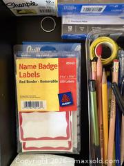 MaxSold Auction: Assorted Office Supplies: Sharpies, Index Cards, & More! - San Jose (California, USA) SELLER MANAGED Estate Sale Online Auction - South 16th Street