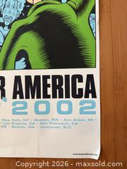 MaxSold Auction: HBO Mr. Show 2002 Hooray For America Tour Poster - David Cross & Bob Odenkirk - San Jose (California, USA) SELLER MANAGED Estate Sale Online Auction - South 16th Street