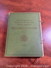 MaxSold Auction: THE UNIVERSITY OF THE STATE OF NEW YORK STATE MUSEUM WILD FLOWERS OF NEW YORK 1921 Over 200 Paper Images! Beautiful! - San Jose (California, USA) SELLER MANAGED Estate Sale Online Auction - South 16th Street