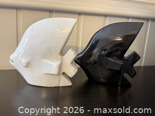 MaxSold Auction: Vintage Black & White Fish Figurines. Heavy! - San Jose (California, USA) SELLER MANAGED Estate Sale Online Auction - South 16th Street