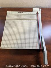 MaxSold Auction: Vintage Boston 2615 Large Paper Trimmer Cutter - San Jose (California, USA) SELLER MANAGED Estate Sale Online Auction - South 16th Street