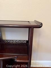 MaxSold Auction: Vintage Chinese Rosewood Display Cabinet With Carved Panels - San Jose (California, USA) SELLER MANAGED Estate Sale Online Auction - South 16th Street