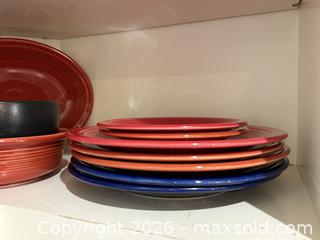 MaxSold Auction: Vintage Fiesta Ceramic Plates & Dishes. Great Color! - San Jose (California, USA) SELLER MANAGED Estate Sale Online Auction - South 16th Street