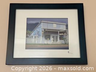 MaxSold Auction: Vintage Framed Art: HISTORIC PUNALUU GALLERY, NORTH EAST OAHU, 1984 Photography - Signed - San Jose (California, USA) SELLER MANAGED Estate Sale Online Auction - South 16th Street