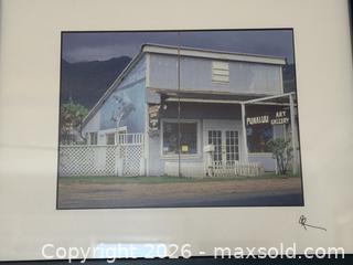 MaxSold Auction: Vintage Framed Art: HISTORIC PUNALUU GALLERY, NORTH EAST OAHU, 1984 Photography - Signed - San Jose (California, USA) SELLER MANAGED Estate Sale Online Auction - South 16th Street