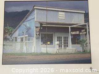 MaxSold Auction: Vintage Framed Art: HISTORIC PUNALUU GALLERY, NORTH EAST OAHU, 1984 Photography - Signed - San Jose (California, USA) SELLER MANAGED Estate Sale Online Auction - South 16th Street