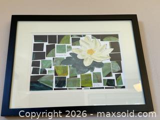 MaxSold Auction: Vintage Framed Art: Mosaic Floral Collage - San Jose (California, USA) SELLER MANAGED Estate Sale Online Auction - South 16th Street
