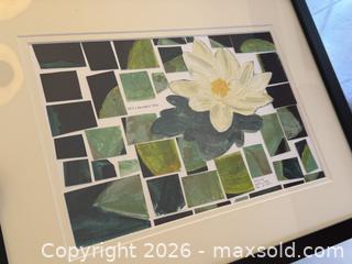 MaxSold Auction: Vintage Framed Art: Mosaic Floral Collage - San Jose (California, USA) SELLER MANAGED Estate Sale Online Auction - South 16th Street