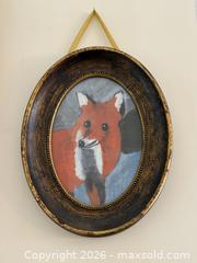 MaxSold Auction: Vintage Framed Art: Oval Fox - San Jose (California, USA) SELLER MANAGED Estate Sale Online Auction - South 16th Street