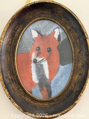 MaxSold Auction: Vintage Framed Art: Oval Fox - San Jose (California, USA) SELLER MANAGED Estate Sale Online Auction - South 16th Street