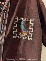 MaxSold Auction: Vintage Guatemalan Embroidered Tunic Button Up Quetzel Shirt - San Jose (California, USA) SELLER MANAGED Estate Sale Online Auction - South 16th Street