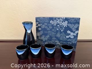MaxSold Auction: Vintage Japanese Stoneware Sake Set - San Jose (California, USA) SELLER MANAGED Estate Sale Online Auction - South 16th Street