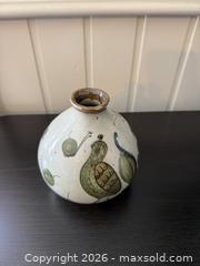 MaxSold Auction: Vintage Ken Edwards Mexican Tonala Pottery Vase Bird Butterfly And Flower Signed - San Jose (California, USA) SELLER MANAGED Estate Sale Online Auction - South 16th Street