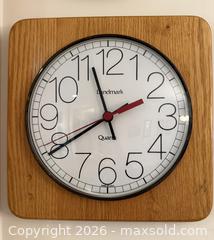 MaxSold Auction: Vintage Landmark Square Wooden Framed Wall Clock - San Jose (California, USA) SELLER MANAGED Estate Sale Online Auction - South 16th Street