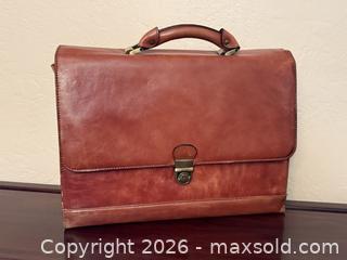 MaxSold Auction: Vintage Top Grain Leather Briefcase  - San Jose (California, USA) SELLER MANAGED Estate Sale Online Auction - South 16th Street