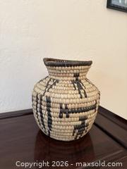 MaxSold Auction: Vintage Tribal Figural Coiled Basket - San Jose (California, USA) SELLER MANAGED Estate Sale Online Auction - South 16th Street