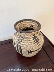 MaxSold Auction: Vintage Tribal Figural Coiled Basket - San Jose (California, USA) SELLER MANAGED Estate Sale Online Auction - South 16th Street