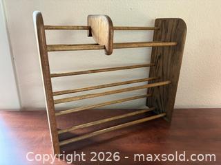 MaxSold Auction: Vintage Wooden CD or Book Rack - San Jose (California, USA) SELLER MANAGED Estate Sale Online Auction - South 16th Street
