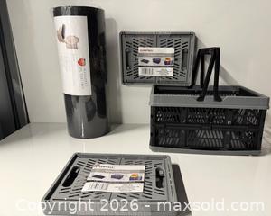 MaxSold Auction: Brand new collapsible baskets and more  - Lower Moreland Township (Pennsylvania, USA) SELLER MANAGED Downsizing Online Auction - Huntingdon Pike