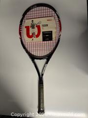 MaxSold Auction: Brand new Wilson fusion XL tennis racket  - Lower Moreland Township (Pennsylvania, USA) SELLER MANAGED Downsizing Online Auction - Huntingdon Pike