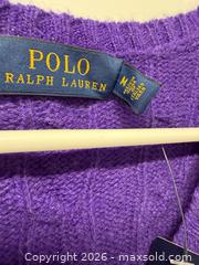 MaxSold Auction: NEW Ralph Lauren Polo sweater  - Lower Moreland Township (Pennsylvania, USA) SELLER MANAGED Downsizing Online Auction - Huntingdon Pike