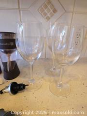 MaxSold Auction: 3 Wine Glasses and Accessories - Saanich (British Columbia, Canada) PARTNER MANAGED Downsizing Online Auction - Gordon Point Drive