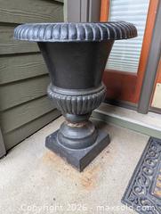 MaxSold Auction: Black Metal Planter 2 ft - Saanich (British Columbia, Canada) PARTNER MANAGED Downsizing Online Auction - Gordon Point Drive