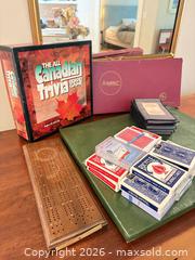 MaxSold Auction: Board Games, Card Decks & Wooden Cribbage Board, Backgammon - Saanich (British Columbia, Canada) PARTNER MANAGED Downsizing Online Auction - Gordon Point Drive