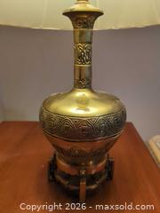 MaxSold Auction: Brass Coloured Asian-Inspired Table Lamp - Saanich (British Columbia, Canada) PARTNER MANAGED Downsizing Online Auction - Gordon Point Drive