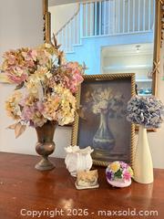 MaxSold Auction: Ceramic & Metal Vases with Silk Flowers and Figurines - Saanich (British Columbia, Canada) PARTNER MANAGED Downsizing Online Auction - Gordon Point Drive